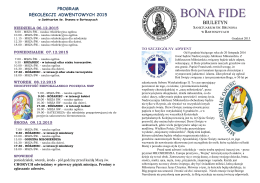 BONA FIDE - Sanktuarium św. Brunona w Bartoszycach