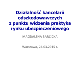 Magdalena Barcicka, Działalność kancelarii