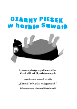 Czarny piesek w herbie Suwałk - Biblioteka Publiczna im. Marii