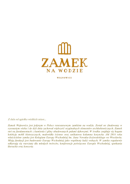 menu restauracja - Zamek Wojnowice