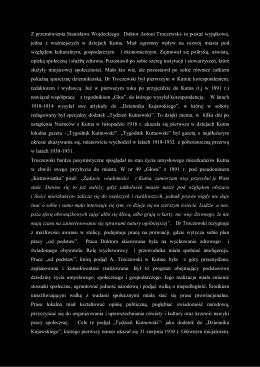 tekst wygłoszony przez Stanisława Wojdeckiego