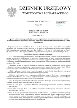 Uchwała Nr XIII/247/2015 z dnia 7 lipca 2015 r. - ZTM