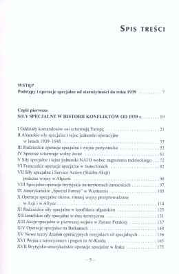 spis treści