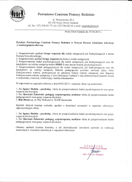 Powiatowe Centrum Pomocy Rodzinie