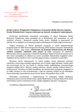List z Watykanu