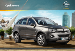 Opel Antara katalog – Opel Antara broszura – Opel Antara - Dixi-Car