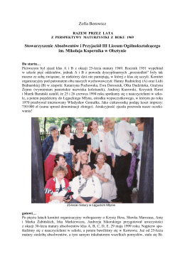 Przeczytaj - III Liceum Ogólnokształcące w Olsztynie