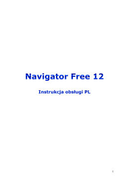 Navigator Free 12 instrukcja