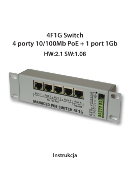 Instrukcja PoE Switch 4F1G v1_08
