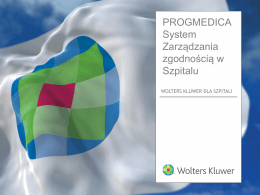 PROGMEDICA System Zarządzania zgodnością w Szpitalu