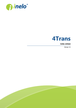 4Trans 4.3 - Pomoc