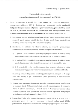 Porozumienie-interpretacja przepisów autonomicznych