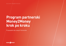 Program partnerski Money2Money krok po kroku