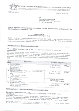 więcej... - Pałuckie Centrum Zdrowia Sp. z oo