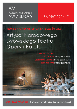 Artyści Narodowego Lwowskiego Teatru Opery i baletu Artyści