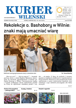 Rekolekcje o. Bashobory w Wilnie: znaki mają umacniać wiarę