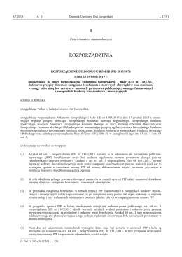 Rozporządzenie delegowane Komisji (UE) 2015/1076 z dnia