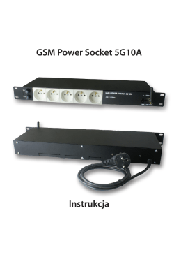 GSM Power Socket 5G10A Instrukcja