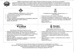 Wejście do mieszkań pracowników niżej wymienionych instytycji