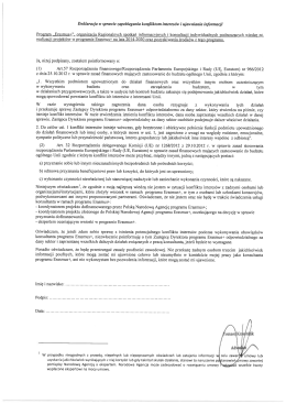Deklaracja w sprawie zapobiegania konﬂiktom