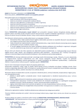 Polityka Zintegrowana