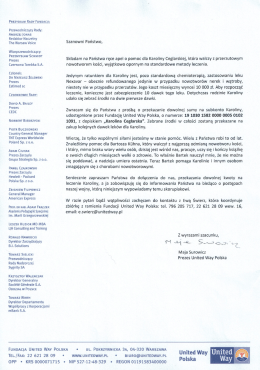 list przewodni - Fundacja United Way Polska