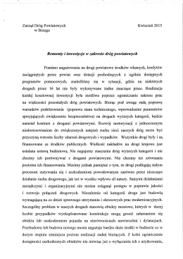 6.10. Remont i inwestycje w zakresie dr&oacute;g powiatowych