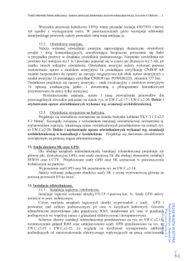 Wszystkie przewody kabelkowe YDYp winny posiadać izolację 450