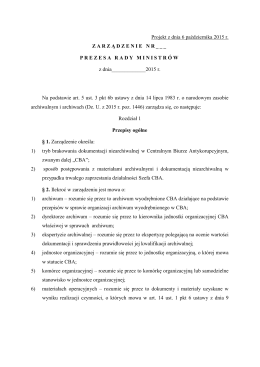 Projekt zarządzenia - 06.10.2015 r. (pdf 222 KB)