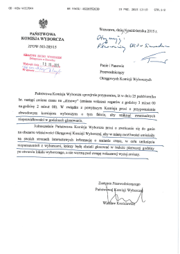 Wyjaśnienia PKW