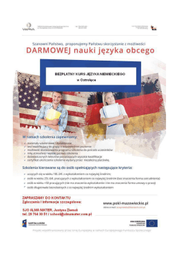 DARMOWE] nau ki języka obcego