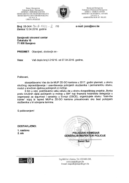Page 1 Bosna i Hercegovina Federacija Bosne i Hercegovine
