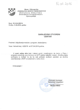 MUP PK - Sarajevski Otvoreni Centar