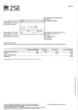 Page 1 Faktúra Obec Veľké Úľany Obecný úrad HLAVNÁ 9 . 325 22