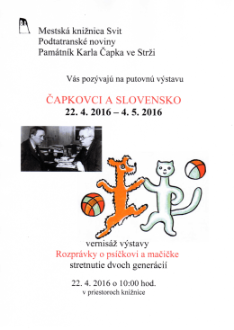 Page 1 Mestsk&aacute; knižnica Svit Podtatransk&eacute; noviny Pam&aacute;tn&iacute;k Karla