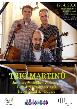 Kruh přátel hudby - Trio Martinů