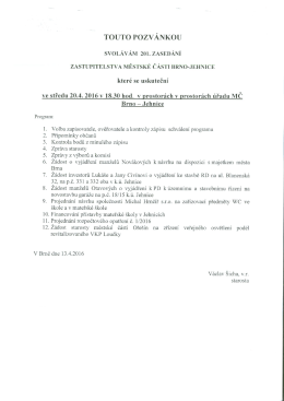 Svol&aacute;n&iacute; 201. ZMČ Brno