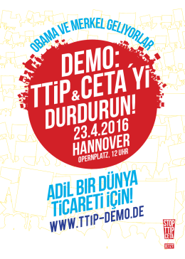durdurun! - TTIP Demo