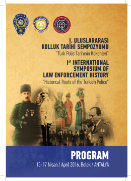 program - Polis Akademisi Başkanlığı