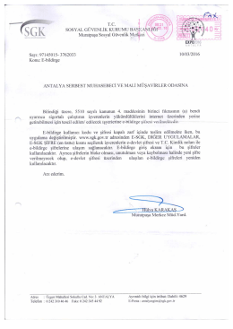 Ayrıntı İçin Tıklayınız - Antalya Serbest Muhasebeci Mali Müşavirler