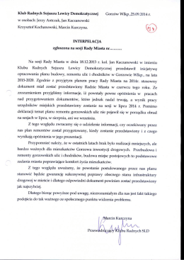 plan remont&oacute;łw ponaglenie