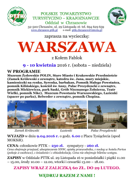 warszawa - PTTK Chrzanów