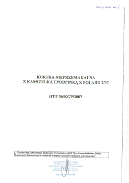 załącznik nr 1 - opis techniczny