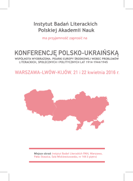 ulotka update druk - Instytut Badań Literackich Polskiej Akademii Nauk