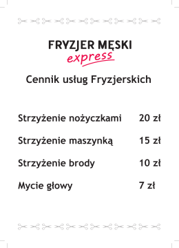 cennik - Express