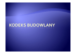 prezentacja: Fundacja Wszechnicy Budowlanej