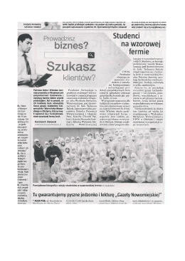. rynku będzie przebiegać spokojnie i nie pojawi się żadna gwiazda