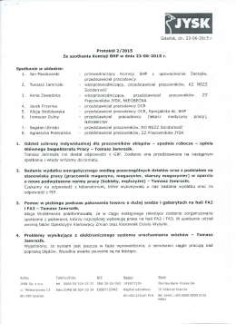 Gdańsk, 23/06/2015 - Organizacja Zakładowa NSZZ "Solidarność" w