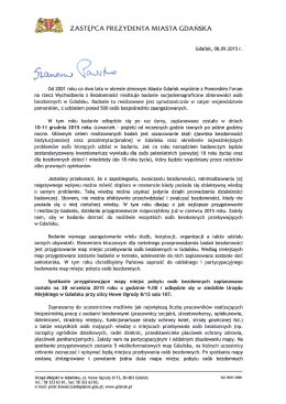 Zaproszenie P.Kowalczuka – mapy bezdomności 28.09.2015