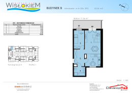 BUDYNEK B Mieszkanie nrM 004 2PG 52,06 m2